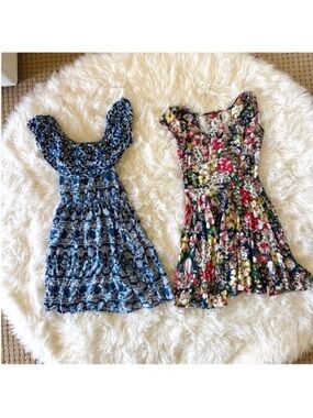 Abercrombie & Fitch Floral Dresses Bundle of TWO